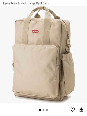 Levi's Khaki Large L-Pack Backpack